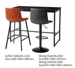 咖啡台-DA-1138 餐椅-DA-2659、DA-2660