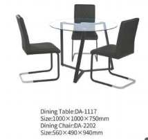 餐台-DA-1117、餐椅-DA-2202