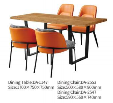 餐台-DA-1147、餐椅-DA-2553