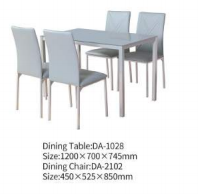 餐台-DA-1028、餐椅-DA-2102