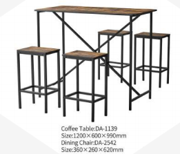 咖啡台-DA-1139 餐椅-DA-2542