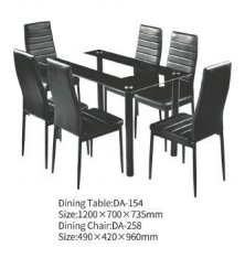 餐台-DA-154、餐椅-DA-258
